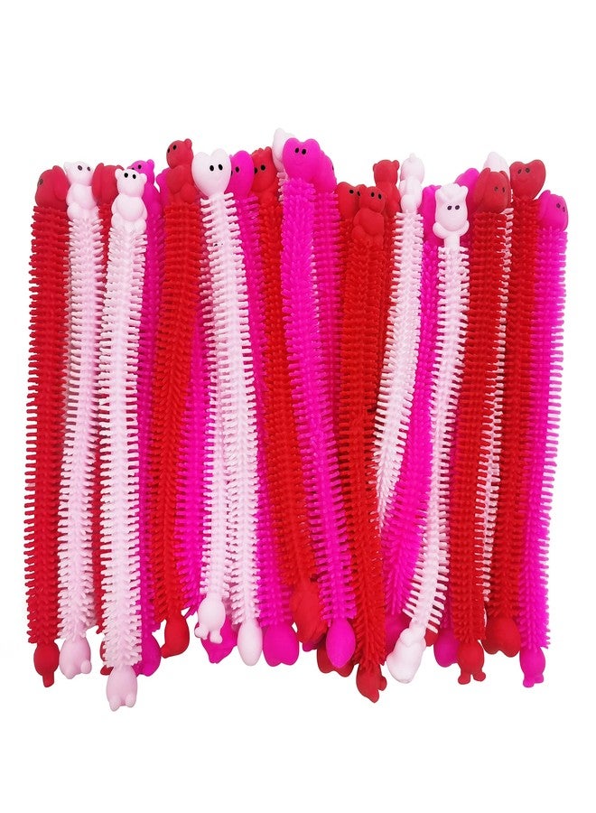 Holydeck 36 Pack Valentines Day Gifts Stretchy Strings Sensory Autism Toys Stretchy Fidget Toys Great for Kids Girls Boys Valentines Treat Bags Stress Relief Party Favors Gifts (Valentine's) - Image 3